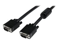 StarTech.com 1m Coax High Resolution Monitor VGA Cable HD15 M/M - VGA-kabel - HD-15 (VGA) (hane) till HD-15 (VGA) (hane) - 1 m - formpressad, tumskruvar - svart MXTMMHQ1M