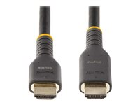 StarTech.com 7m (23ft) Active HDMI Cable w/ Ethernet - HDMI 2.0 4K 60Hz UHD - Rugged HDMI Cord w/ Aramid Fiber - Durable High Speed HDMI Cable - Heavy-Duty HDMI 2.0 Cable - Hög hastighet - HDMI-kabel med Ethernet - HDMI hane till HDMI hane - 7 m - svart RH2A-7M-HDMI-CABLE