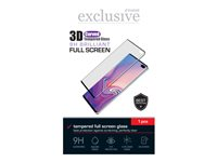 Insmat Exclusive - Skärmskydd för mobiltelefon - helskärm - 3D - glas - ramfärg svart - för Honor Magic7 Lite 861-1662