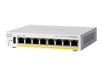 Cisco Business 250 Series CBS250-8PP-D - Switch - L3 - smart - 8 x 10/100/1000 (PoE+) - skrivbordsmodell - PoE+ (45 W) - återanvänd CBS250-8PP-D-UK-RF