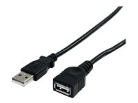 StarTech.com 91 cm svart USB 2.0-förlängningskabel A till A – M/F - USB-förlängningskabel - USB (hane) till USB (hona) - USB 2.0 - 91 cm - svart - för P/N: 35FCREADBK3, ICUSB2321F, ICUSB232V2, LTUB1MBK, MSDREADU2OTG, ST4300USB3EU, UUSBOTG USBEXTAA3BK