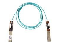 Cisco Active Optical Cable - 100GBase direktkopplingskabel - QSFP till QSFP - 3 m - fiberoptisk - aktiv - återanvänd - för P/N: C9500-32C-EDU, C9500-32QC-EDU, N9K-X9788TC-FX-RF, NCS-55A1-24H-B, NCS-55A1-36H-SE-S QSFP-100G-AOC3M-RF