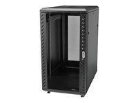 StarTech.com 25U Network Rack Cabinet on Wheels - 36in Deep - Portable 19in 4 Post Network Rack Enclosure for Data & IT Computer Equipment w/ Casters (RK2536BKF) - Rack - 25U RK2536BKF
