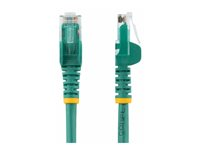 StarTech.com 5m CAT6 Ethernet Cable, 10 Gigabit Snagless RJ45 650MHz 100W PoE Patch Cord, CAT 6 10GbE UTP Network Cable w/Strain Relief, Green, Wiring is UL Certified/TIA - Category 6 - 24AWG (N6PATC5MGN) - Patch-kabel - RJ-45 (hane) till RJ-45 (hane) - 5 m - UTP - CAT 6 - hakfri - grön N6PATC5MGN