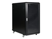 StarTech.com 22U 36" nedmonterbart serverskåp med hjul - Rack - 22U - för P/N: CABCAGENUTS6, CABSCREWM52, CABSCREWSM6, CABSCRWM520, CABSCRWM620, CABSCRWS1224 RK2236BKF