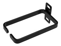 StarTech.com 1U Vertical 2.2 x 3.9in Server Rack Cable Management D-Ring Hook w/ Flexible Opening - Network Rack-Mount Cord Organizer Ring (CMHOOK1U) - Kabelhanteringsring - svart - 1U - för P/N: RACK-18U-20-WALL-OA, RACK-21U-20-WALL-OA, RACK-24U-20-WALL-OA, RK3236BKF, RKQMCAB12V2 CMHOOK1U