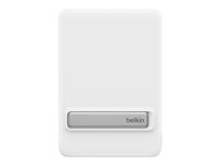 Belkin BoostCharge - Power bank - slim, with Qi2 - 10000 mAh - 30 watt - Fast Charge - 2 utdatakontakter (USB-C) - på kabel: USB-C - vit BPD016HQWH