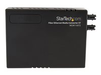StarTech.com 10/100 MM Fiber Copper Fast Ethernet Media Converter ST 2 km - Fibermediekonverterare - 100Mb LAN - 10Base-T, 100Base-FX, 100Base-TX - RJ-45 / ST-läge (multi-mode) - upp till 2 km - 1310 nm MCM110ST2EU