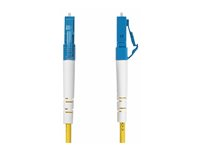 StarTech.com 10m (32.8ft) LC to SC (UPC) OS2 Single Mode Simplex Fiber Optic Cable, 9/125µm, Laser Optimized, 40G/100G, Bend Insensitive, Low Insertion Loss - LSZH Fiber Patch Cord (SPSMLCSC-OS2-10M) - Patch-kabel - LC/UPC enkelläge (hane) till SC/UPC enkelläge (hane) - 10 m - 2 mm - fiberoptisk - simplex - 9 / 125 mikrometer - OS1/OS2 - halogenfri, dubbelriktad, passiv - gul SPSMLCSC-OS2-10M