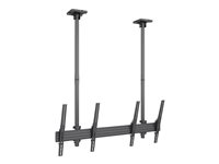 Multibrackets M Pro MBC2UPHD - Monteringssats (takmontering) - för 2 LCD/plasmapaneler - aluminium, stål - svart - skärmstorlek: 50"-75" 7350022738102