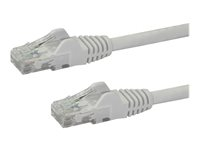 StarTech.com 7m CAT6 Ethernet Cable, 10 Gigabit Snagless RJ45 650MHz 100W PoE Patch Cord, CAT 6 10GbE UTP Network Cable w/Strain Relief, White, Wiring is UL Certified/TIA - Category 6 - 24AWG (N6PATC7MWH) - Patch-kabel - RJ-45 (hane) till RJ-45 (hane) - 7 m - UTP - CAT 6 - hakfri - vit N6PATC7MWH
