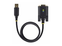 StarTech.com 6.6ft/2m USB to Null Modem Serial Adapter Cable, FTDI, RS232 - USB / seriell kabel - USB (hane) till DB-9 (hona) - 2 m - svart 1P6FFCN-USB-SERIAL