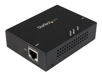 Startech Gigabit PoE+-förlängare med 1 port - 802.3at och 802.3af - 100 m - Repeater - 1GbE - 10Base-T, 100Base-TX, 1000Base-T - upp till 100 m - för P/N: ST12MHDLANU POEEXT1GAT