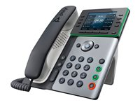 Poly Edge E350 - VoIP-telefon med nummerpresentation/samtal väntar - 3-riktad samtalsförmåg - SIP, SDP - midnattsblå, vit 82M89AA