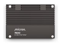 Micron 7600 PRO - SSD - Read Intensive - krypterat - 3.84 TB - inbyggd - 2.5" - U.2 PCIe 5.0 x4 (NVMe) - FIPS 140-3 Level 2 - TCG Opal Encryption MTFDLAL3T8THG-1BP1DFCYYR
