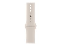 Apple - Band för smart klocka - 130 - 200 mm - starlight - demo - för Watch (38 mm, 40 mm, 41 mm) 3J599ZM/A