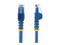 StarTech.com 7.5m CAT6 Ethernet Cable, 10 Gigabit Snagless RJ45 650MHz 100W PoE Patch Cord, CAT 6 10GbE UTP Network Cable w/Strain Relief, Blue, Wiring is UL Certified/TIA - Category 6 - 24AWG (N6PATC750CMBL) - Patch-kabel - RJ-45 (hane) till RJ-45 (hane) - 7.5 m - UTP - CAT 6 - hakfri - blå N6PATC750CMBL