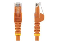 StarTech.com Cat6-patchkabel med hakfria RJ45-kontakter – 3 m, orange - Patch-kabel - RJ-45 (hane) till RJ-45 (hane) - 3 m - UTP - CAT 6 - formpressad, hakfri - orange N6PATC3MOR