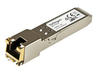 Startech HPE J8177C Compatible SFP Module, 1000BASE-T, SFP to RJ45 Cat6/Cat5e, 1GE Gigabit Ethernet SFP, RJ-45 (Copper) 100m, HPE 1810, 1820, 2530, 1Gbps Mini GBIC Transceiver SFP - Lifetime Warranty (J8177CST) - SFP-sändar/mottagarmodul (mini-GBIC) (likvärdigt med: HP J8177C) - 1GbE - 1000Base-T - RJ-45 / SFP (mini-GBIC) - upp till 100 m - för HPE 1810, 1910, 20p 10/100/1000, 2610, 3500, 6200; HPE Aruba 2530, 5406; HPE ProCurve 5304 J8177CST