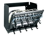 DataTel PPM Series - Skåp - väggmontering - svart - 8U - 19" PPM-8-18
