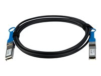 StarTech.com HPE J9283B Compatible 3m 10G SFP+ to SFP+ DAC Twinax, 10 GbE SFP+ Copper DAC 10 Gbps Low Power Passive Mini GBIC/Transceiver Module DAC Firepower 1040, 10 Gbps SFP+ Cable - Lifetime Warranty (J9283BST) - 10GBase direktkopplingskabel - SFP+ (hane) spärrad till SFP+ (hane) spärrad - 3 m - dubbelaxlad - SFF-8431/SFF-8432 - passiv - svart J9283BST