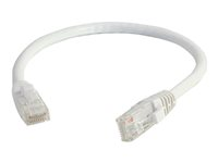 C2G Cat5e Booted Unshielded (UTP) Network Patch Cable - Patch-kabel - RJ-45 (hane) till RJ-45 (hane) - 5 m - UTP - CAT 5e - formpressad, hakfri, tvinnad - vit 83265