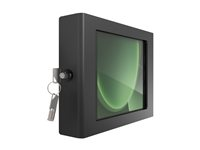 Compulocks Apex Galaxy Tab Active 3/5 8" Apex Enclosure Swing Wall Mount - Monteringssats (hölje) - synliga kameror och sensorer fram/bak - för surfplatta - vridbart - metall - svart - väggmonterbar - för Samsung Galaxy Tab Active3, Tab Active5 827B80GAPXB
