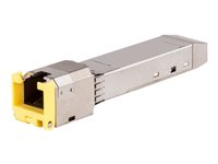 HPE Aruba Cat6A - SFP+ sändar/mottagarmodul - 10GbE - 10GBase-T - RJ-45 - upp till 30 m - för HPE Aruba 6200F 12G, 6200M 24G; CX 10000, 6405 v2 JL563B