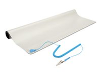 StarTech.com 60x70 cm beige antistatiskt skrivbordsunderlägg - Antistatmatta för skrivbord - beige M3013