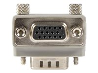 StarTech.com Right Angle VGA Adapter - Right Angle VGA to VGA - Male/Female - Type 1 - VGA Adapter Cable (GC1515MFRA1) - VGA-adapter - HD-15 (VGA) (hane) till HD-15 (VGA) (hona) - grå - för P/N: MXTHQMM2MA, MXTHQMM5MA, MXTMMHQ2M, MXTMMHQ30M, MXTMMHQ3M, MXTMMHQ5M, MXTMMHQ7M GC1515MFRA1