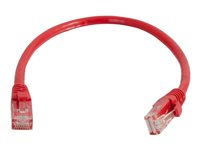 C2G Cat6 Booted Unshielded (UTP) Network Patch Cable - Patch-kabel - RJ-45 (hane) till RJ-45 (hane) - 50 cm - UTP - CAT 6 - formpressad, hakfri, tvinnad - röd 83445