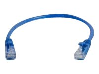 C2G Cat5e Booted Unshielded (UTP) Network Patch Cable - Patch-kabel - RJ-45 (hane) till RJ-45 (hane) - 50 m - UTP - CAT 5e - formpressad, hakfri, tvinnad - blå 83171