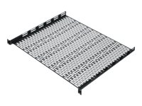 Middle Atlantic UFA UFA-14.5-4 - Hylla för rack - svart pulverlack - 1U (paket om 4) UFA-14.5-4