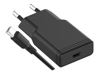 GRATEQ RAKKA - Strömadapter - 1,5 m - 30 watt - 3 A - SFC, PD/PPS (USB-C) - på kabel: USB-C - svart 82030GB