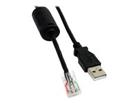 StarTech.com 6 ft Smart UPS Replacement USB Cable AP9827 - USB cable - USB (M) to RJ-45 (10 pin) (M) - 6 ft - black - USBUPS06 - USB-kabel - USB (hane) till RJ-45 (10 pin) (hane) - 1.8 m - svart USBUPS06