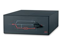 APC Service Bypass Panel - Förbikopplare (kan monteras i rack) - AC 200/240 V - utgångskontakter: 3 - 4U - 19" - svart - för P/N: SRTL3KRM1UWC, SRTL3KRM1UWNC, SRYL10K20XLT24, SRYL15K15XLT18, SRYL15K20RMXLT SBP16KP