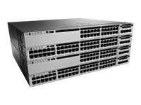 Cisco Catalyst 3850-24P-E - Switch - L3 - Administrerad - 24 x 10/100/1000 (PoE+) - skrivbordsmodell, rackmonterbar - PoE+ (435 W) - rekonditionerad WS-C3850-24P-E-RF