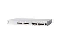 Cisco Business 350 Series CBS350-16XTS - Switch - L3 - Administrerad - 8 x 10GBase-T + 8 x 10 Gigabit SFP+ - rackmonterbar - återanvänd CBS350-16XTS-EU-RF