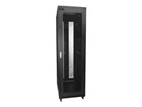 StarTech.com 42U Server Rack Cabinet - 4-Post Adjustable Depth (5.9" to 36.4") IT Network Equipment Rack Enclosure with Casters - 2000lbs (RK4236BKB) - Rack skåp - golvstående - svart - 42U - 19" RK4236BKB