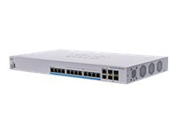 Cisco Business 350 Series CBS350-12NP-4X - Switch - L3 - Administrerad - 12 x 100/1000/2.5G/5GBase-T (PoE+) + 2 x combo 10 Gigabit SFP+/RJ-45 + 2 x 10 Gigabit SFP+ - rackmonterbar - PoE+ (375 W) - återanvänd CBS350-12NP4XEU-RF