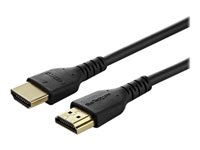 StarTech.com 1 m premium höghastighets HDMI-kabel med Ethernet - 4K 60 Hz - Premium hög hastighet - HDMI-kabel med Ethernet - HDMI hane till HDMI hane - 1 m - svart - för P/N: TB3DKM2HDL RHDMM1MP
