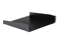 StarTech.com 2U Fixed Server Rack Mount Shelf, 16in Deep Steel Universal Cantilever Tray for 19" AV/Data/Network Equipment Rack with Cage Nuts & Screws, 44lbs Weight Capacity, 60" Deep - 2U Network Rack Shelf (CABSHELF) - Hylla för rack - för P/N: RACK-18U-20-WALL-OA, RACK-21U-20-WALL-OA, RACK-24U-20-WALL-OA, RK12OD2, RK3236BKF CABSHELF
