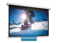 Da-Lite Tensioned DescenderPro - Projektorduk - takmontering - motoriserad - 230 V - 171.65" (436 cm) - 16:10 - HD Progressive 1.1 Contrast - RAL 9016 10106736