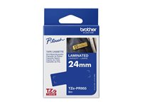 Brother TZe-PR955 - Vit utskrift på premium, glitter silver - Rulle ( 2,4 cm x 8 m) 1 kassett(er) bandlaminat - för Brother PT-H110, H200; P-Touch PT-D210, D800, H110, H200, P900; P-Touch Cube Pro PT-P910 TZEPR955