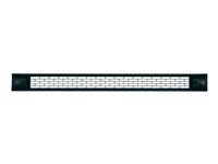 Middle Atlantic Forward FWD-VT1 - Rack front panel mount (vented) - svart - 1U - 19" FWD-VT1
