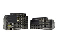 Cisco Small Business SG350-20 - Switch - L3 - Administrerad - 16 x 10/100/1000 + 2 x kombinations-Gigabit SFP + 2 x Gigabit SFP - rackmonterbar - rekonditionerad SG350-20-K9-EU-RF