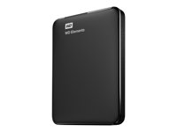 WD Elements Portable WDBDTV0010BBK - Hårddisk - 1 TB - extern (portabel) - USB 3.2 Gen 1 - svart WDBDTV0010BBK-WESN
