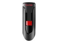 SanDisk Cruzer Glide - USB flash-enhet - krypterat - 32 GB - USB 2.0 (paket om 3) SDCZ60-032G-G46T