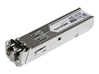 StarTech.com MSA Uncoded Compatible SFP Module, 1000BASE-SX, 1GbE Multi Mode (MMF) Fiber Optic Transceiver, 1GE Gigabit Ethernet SFP, LC Connector, 550m, 850nm, DDM, 1Gbps Mini GBIC Module - Lifetime Warranty (SFPSXMM) - SFP-sändar/mottagarmodul (mini-GBIC) - 1GbE - 1000Base-SX - LC multiläge - upp till 550 m - 850 nm - för P/N: MCM1110SFP SFPSXMM