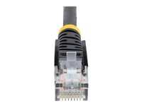 StarTech.com Cat5e patchkabel med hakfria RJ45-kontakter - 5 m, svart - Patch-kabel - RJ-45 (hane) till RJ-45 (hane) - 5 m - UTP - CAT 5e - hakfri - svart 45PAT5MBK